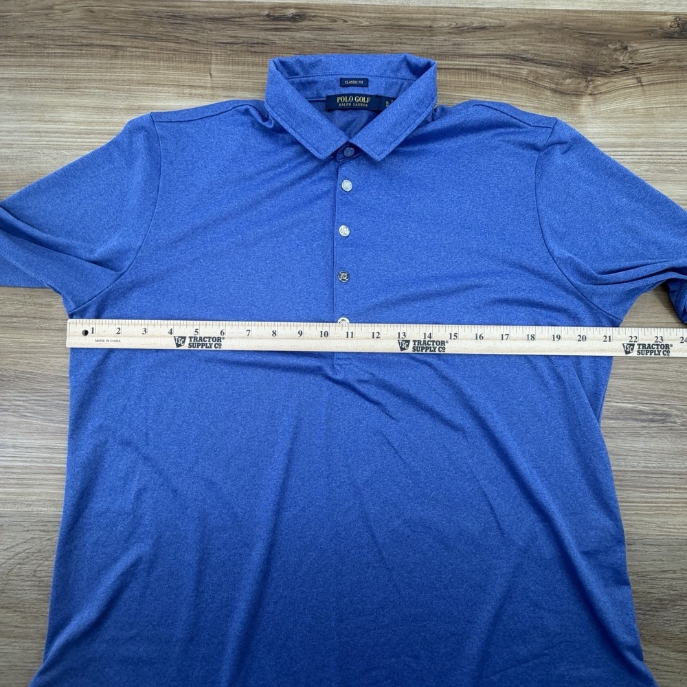 Polo Ralph Lauren Men's Blue Polo Shirt Size XL Short Sleeve Metal Button Golf - Picture 6 of 7
